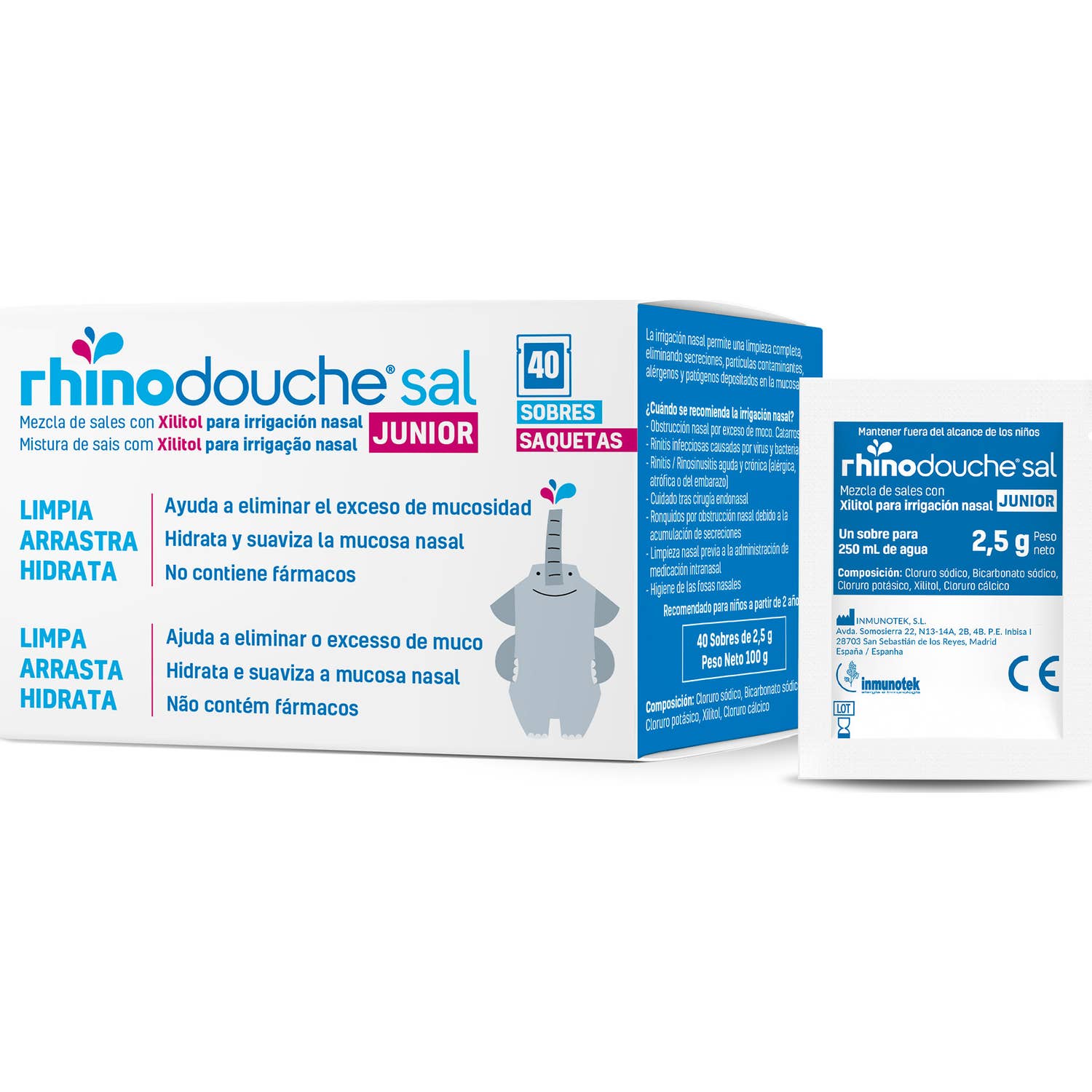 Rhinodouche Sal Junior 40 sobres