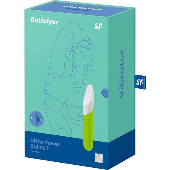 Satisfyer Ultra Power Bullet 7 Vibrador Verde 1 ud