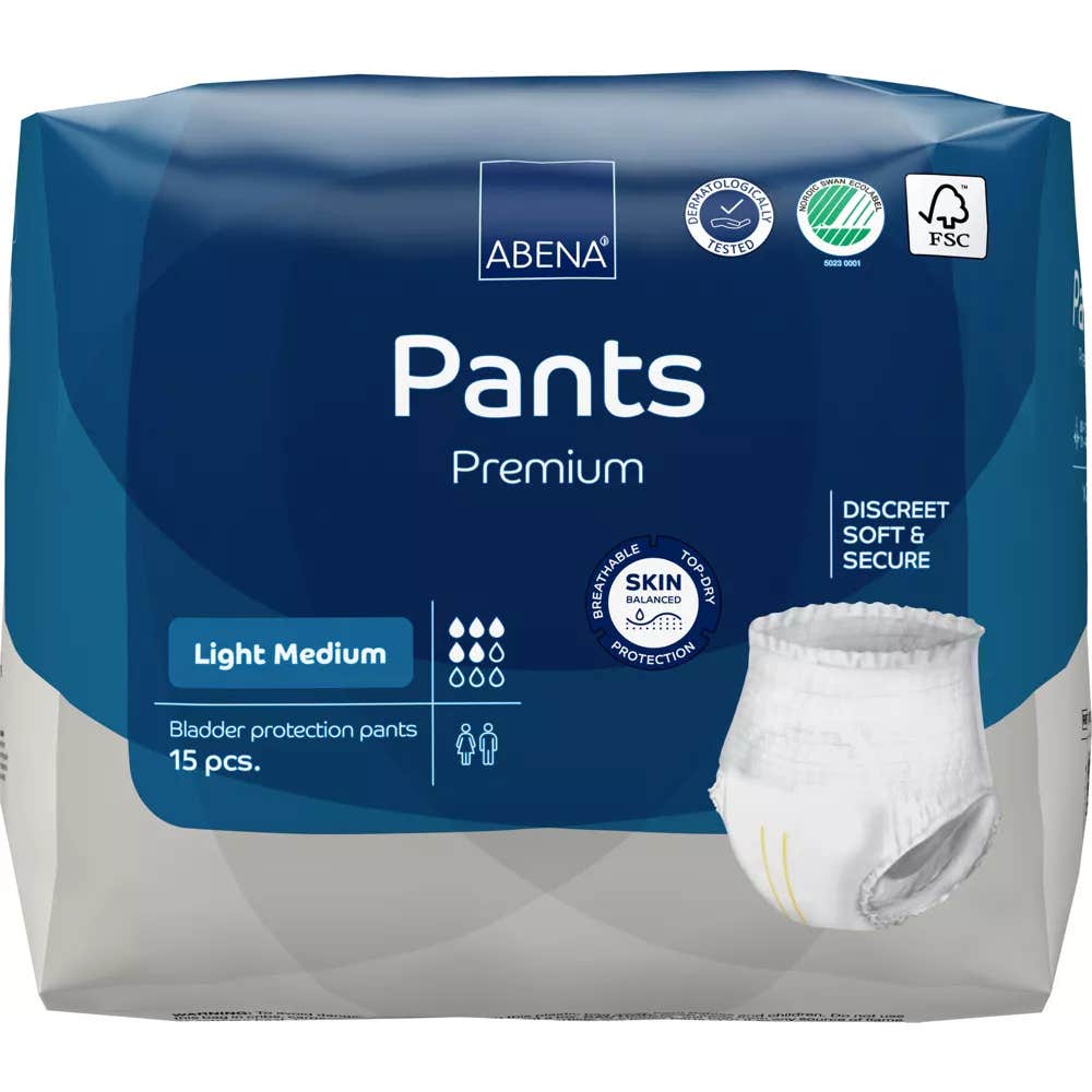 Abena Pants Premium Pañales Absorbentes Light Talla M 15uds