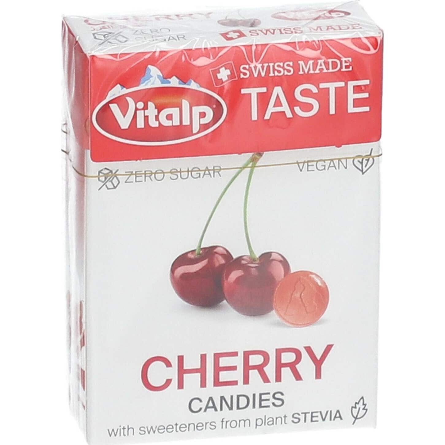 Vitalp Caramelos Sin Azúcar Cereza Bio 25g