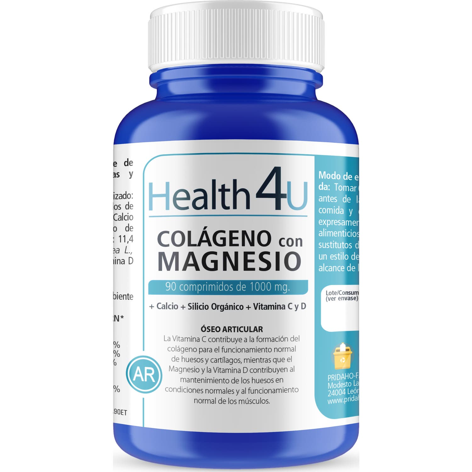 H4U Colágeno con Magnesio 90comp