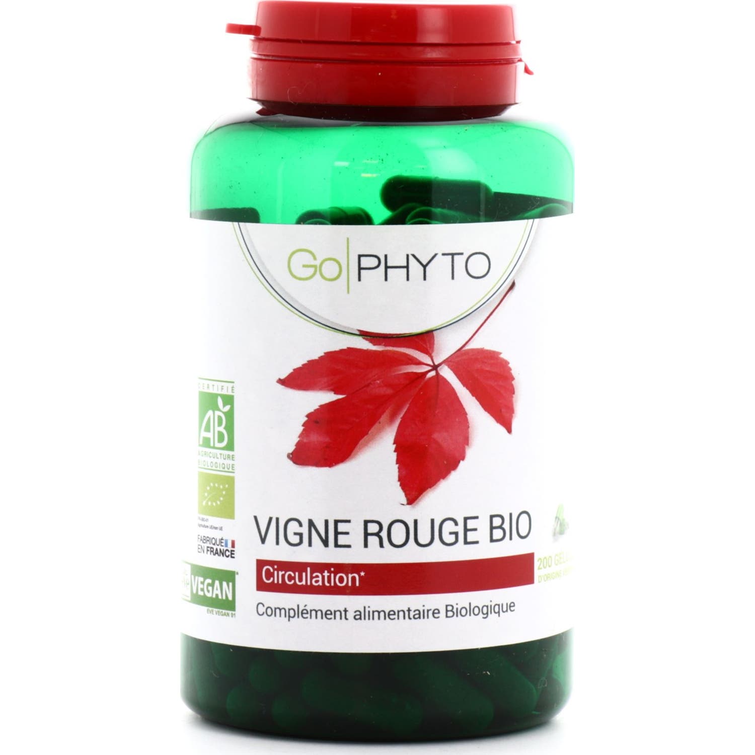 Go Phyto Vigne Rouge Bio 200caps | Natural Doctor