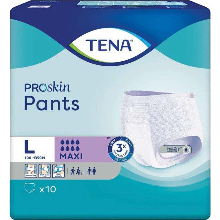 Tena Pants Proskin Maxi Talla L 10 uds
