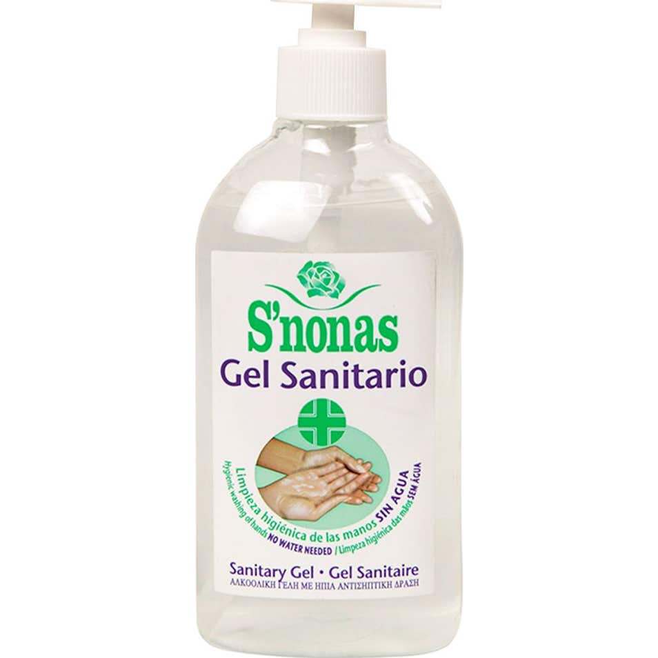 Nonas Gel Sanitario Base Hidroalcóholica 500ml