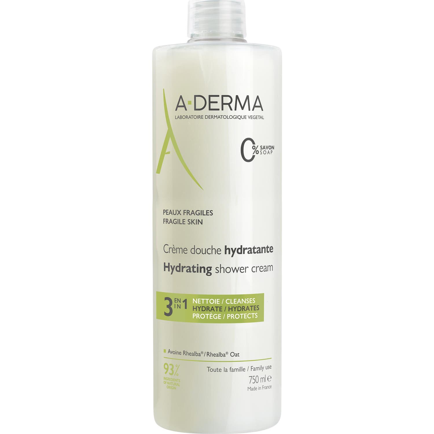 A-Derma Crema de Ducha Hidratante 750ml