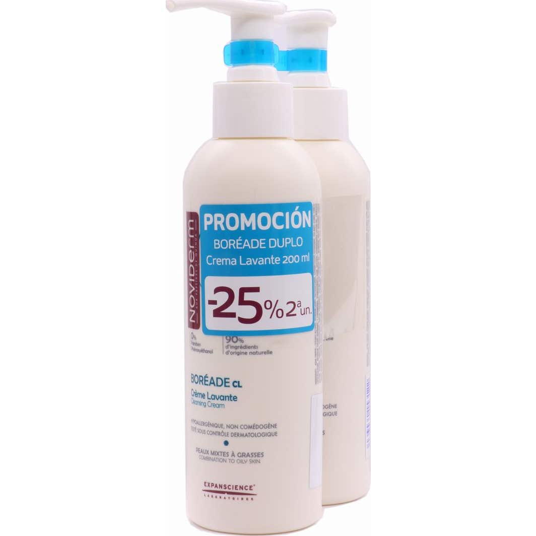 Noviderm Crema Boreade Lavante 2X200ml