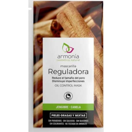 Armonia Mascarilla Reguladora Jengibre y Canela 1 Sobre Monodosis