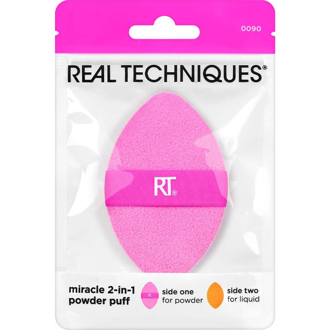 Real Techniques Esponja Miracle 2 in 1 Powder Puff 1ud