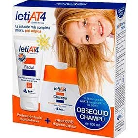 LetiAT4 crema emoliente 200ml + obsequio champú 100ml