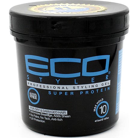 Eco Styler Super Protein gel Fijador Sin Alcohol Fuerte 473 ml