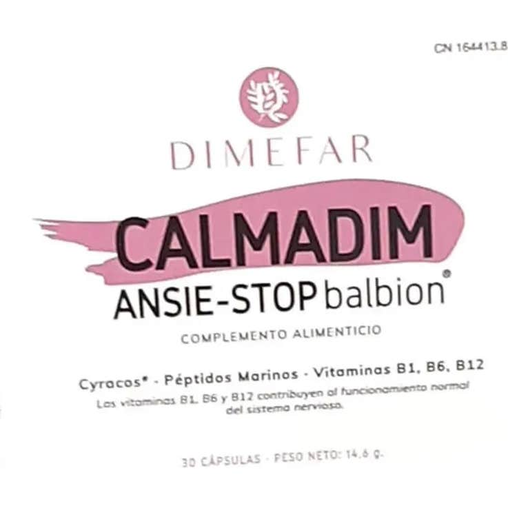 Dimefar Calmadim Ansie-Stop Balbion 30Cáps