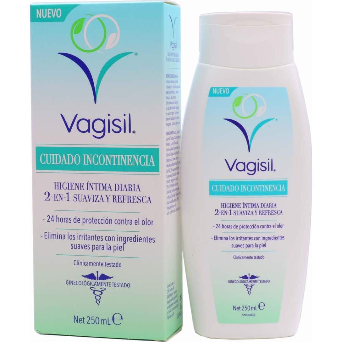 Vagisil Cuidado Incontinencia Higiene Íntima 2 en 1 Suaviza y Refresca 250ml