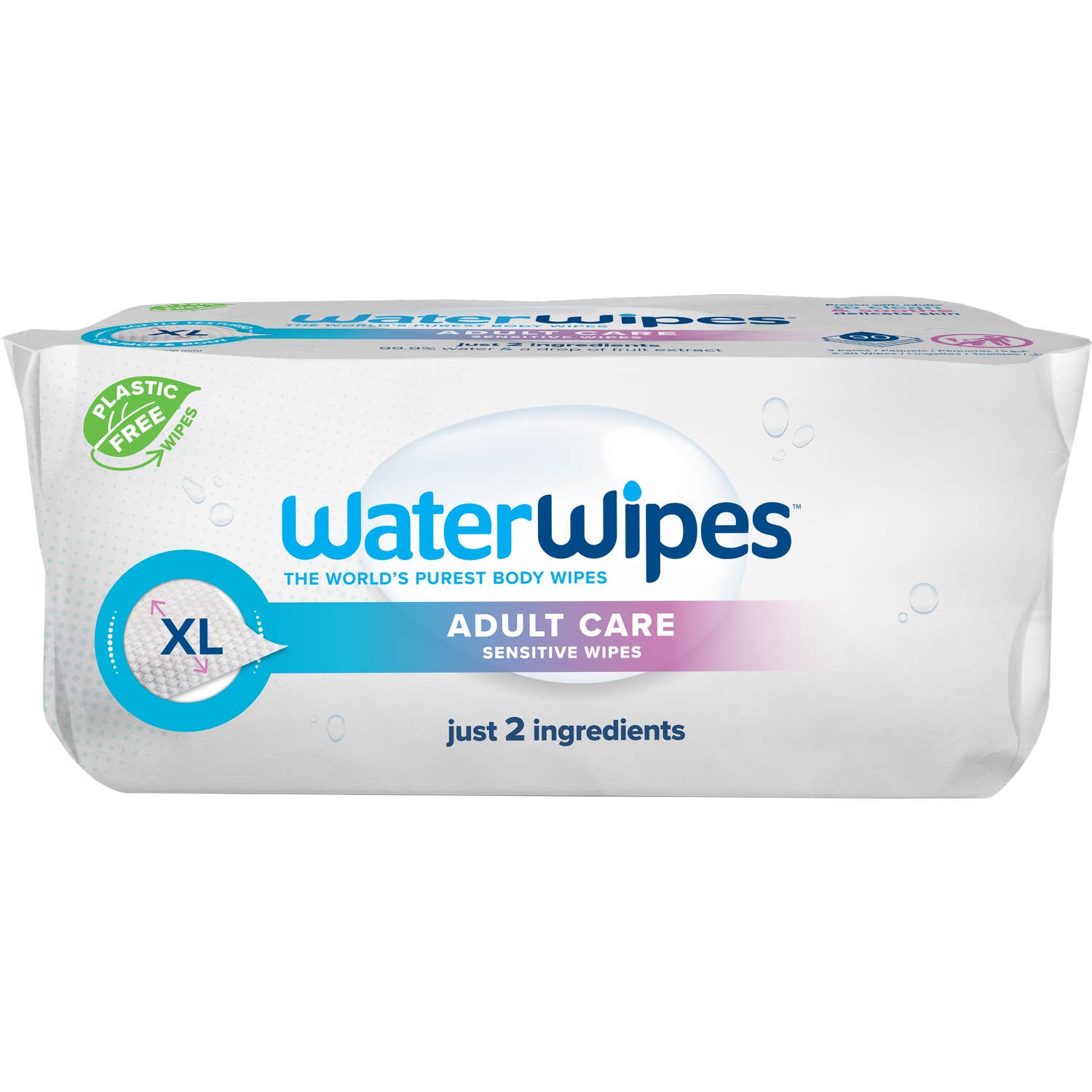 WaterWipes Toallitas Húmedas Adulto 3x30 uds