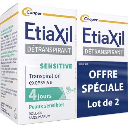 Etiaxil Detranspirante Sensitive Pieles Sensibles Roll-On 2x15ml