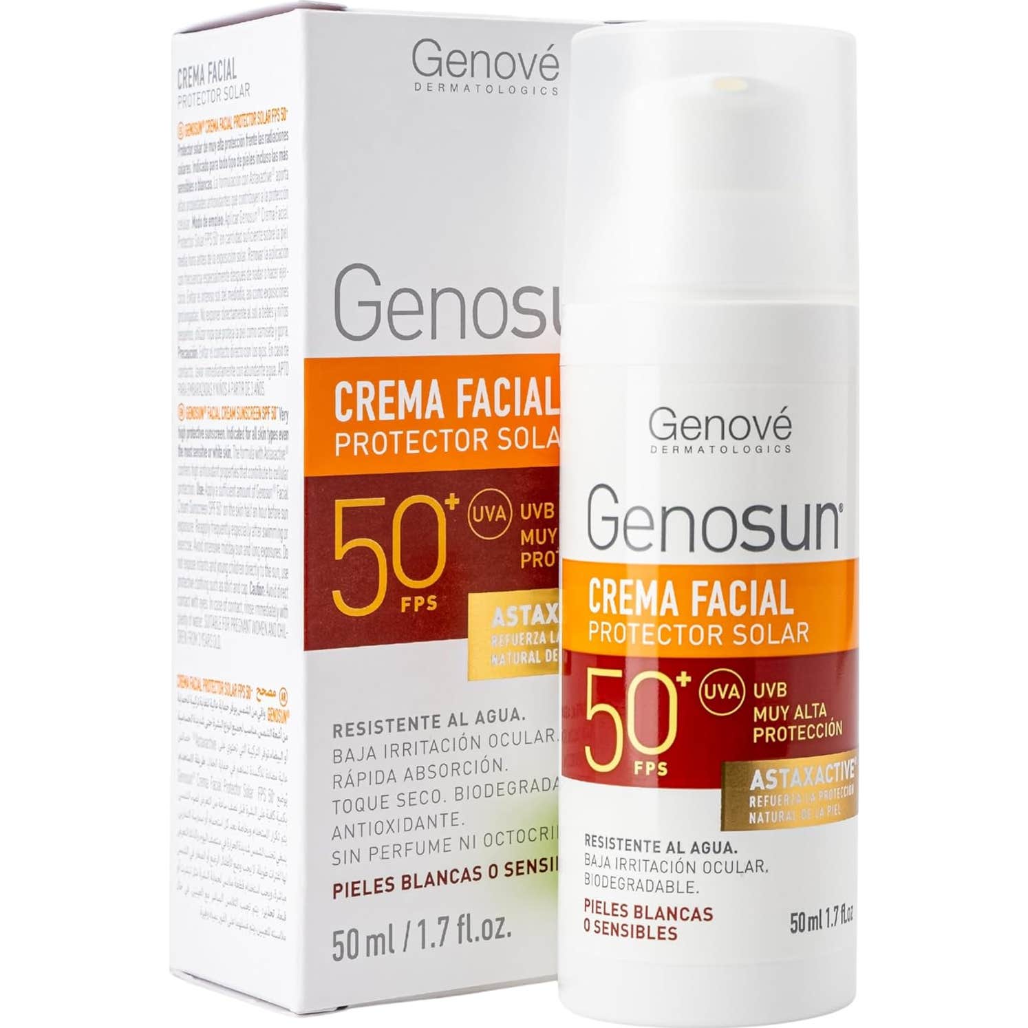 Genosun Crema Facial Protector Solar SPF50+ 50ml