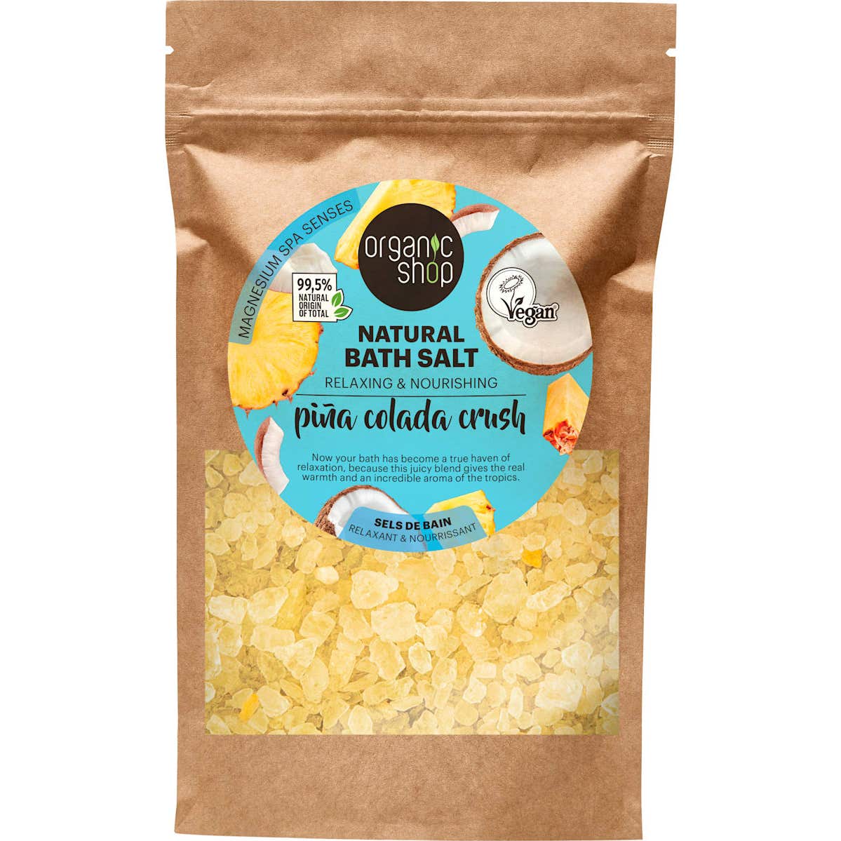 Organic Shop Sales Baño Naturales Piña Colada Crush 500 g