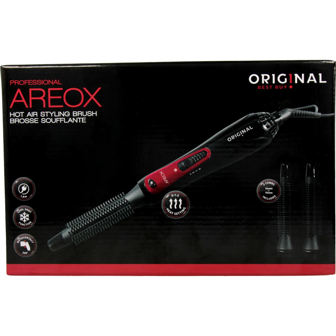 Sinelco Original Areox Cepillo Peinado Aire Caliente 1ud