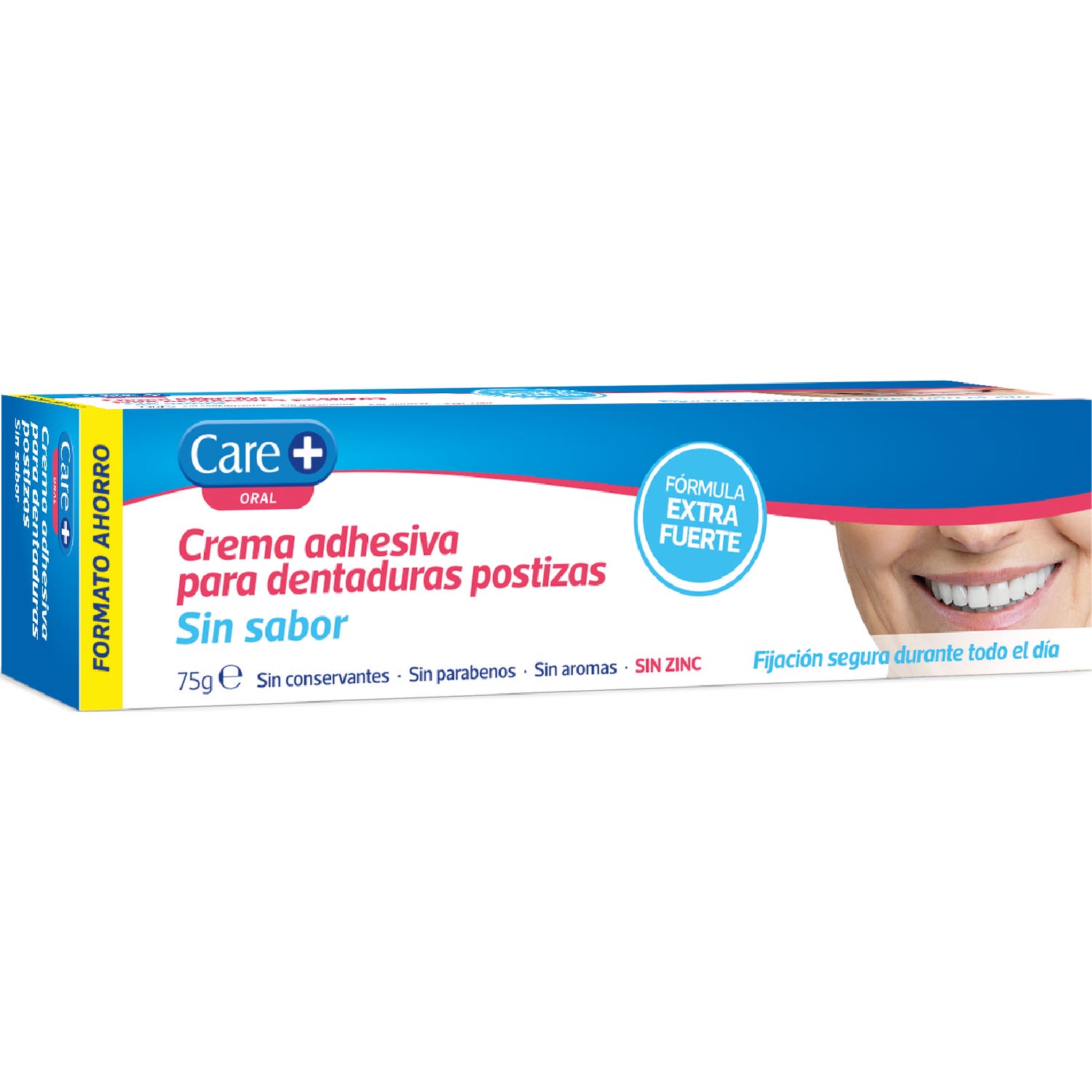 Care+ Crema Adhesiva para Dentaduras Postizas 75g