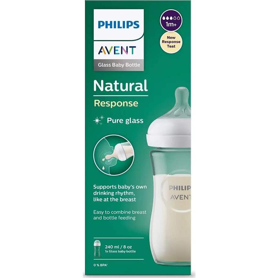 Philips Avent Natural Response Pure Glass Biberón 240ml