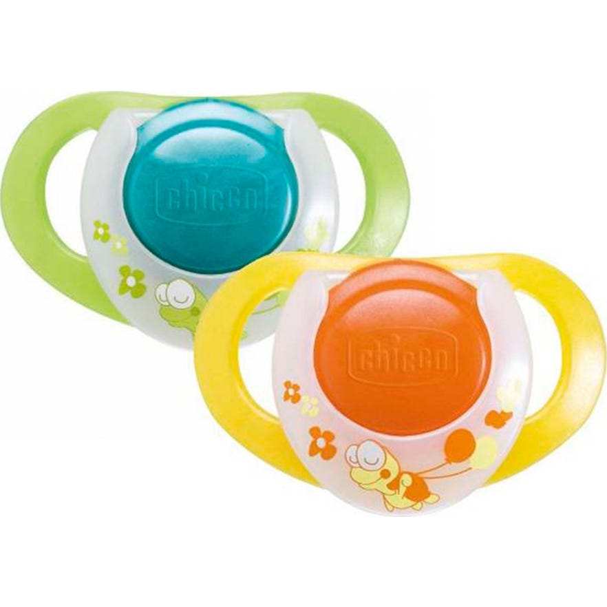Chicco® Chupete Physio Anatómico Tetina Látex +12 Meses Strong 2uds