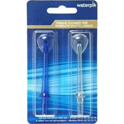 Irrigador bucal eléctrico recambio - Waterpik® WP 60/70/90 limpiador lingual 2u