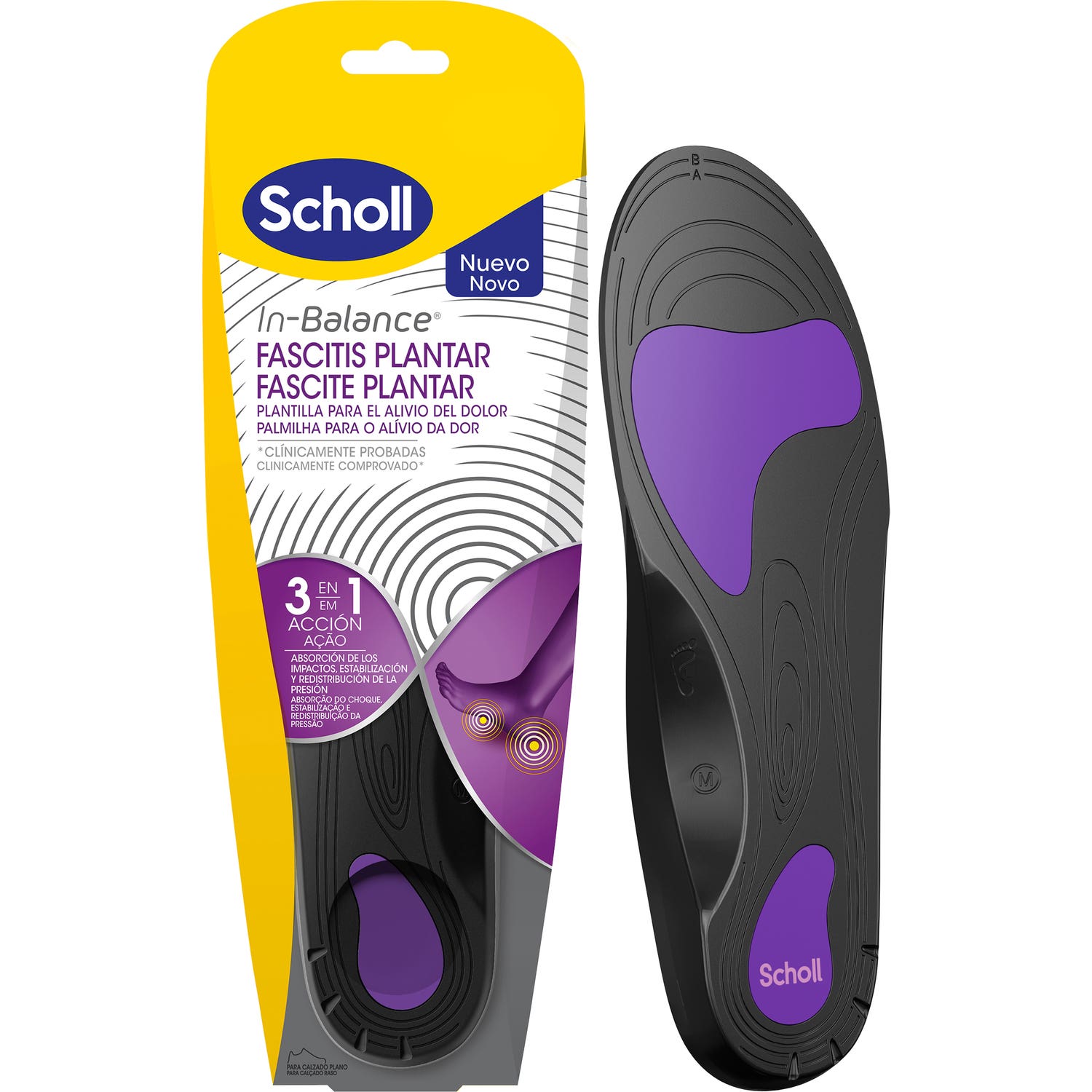 Scholl In-Balance Fascitis Plantar Talla S 1par