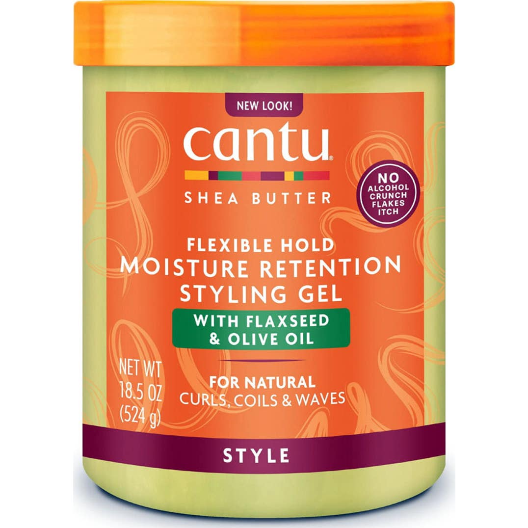 Cantu Gel Fijador Manteca Karité Semilla Lino Aceite Oliva 524g