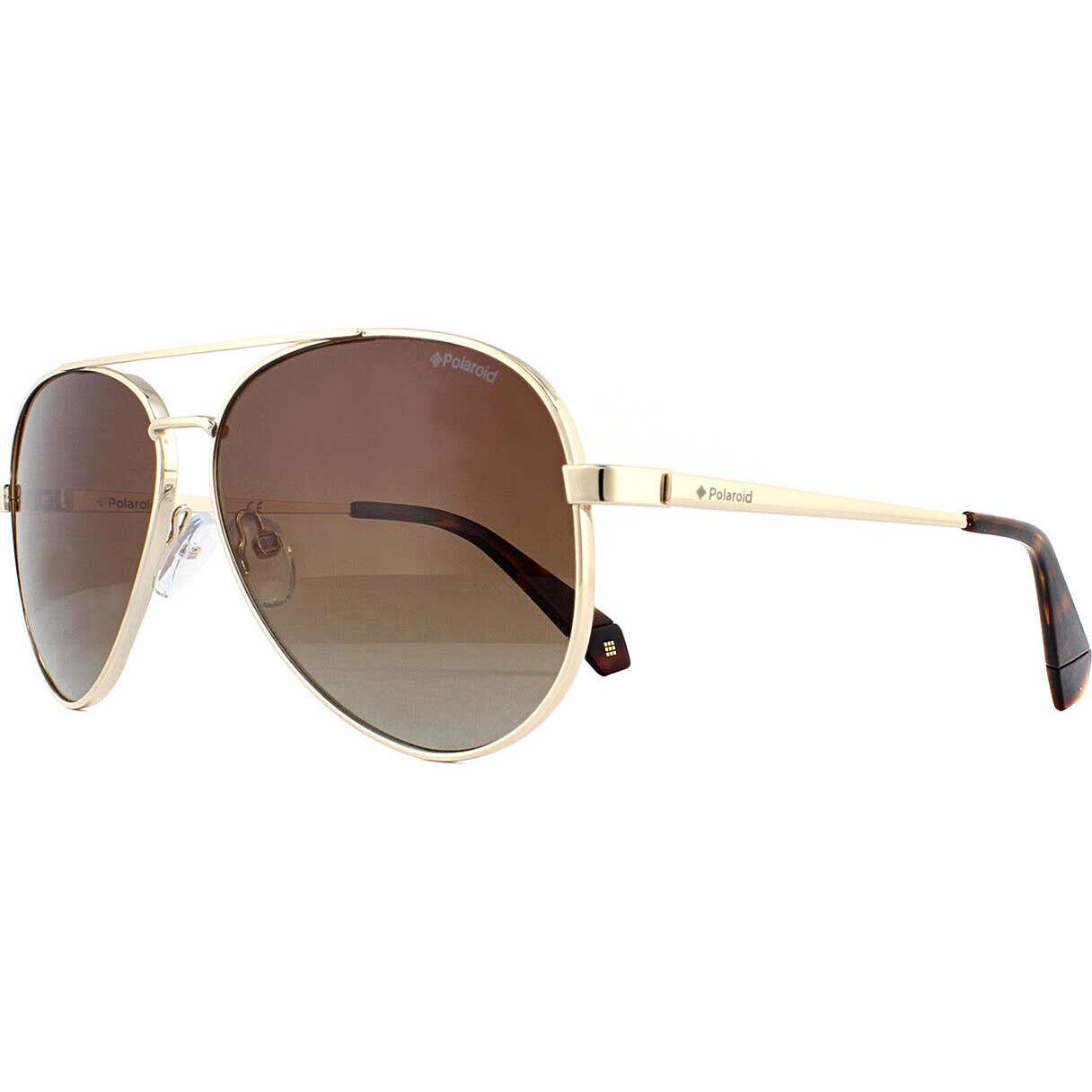 Polaroid PLD 6069/S/X 0J5G Gold Aviator Sunglasses Women 1ud