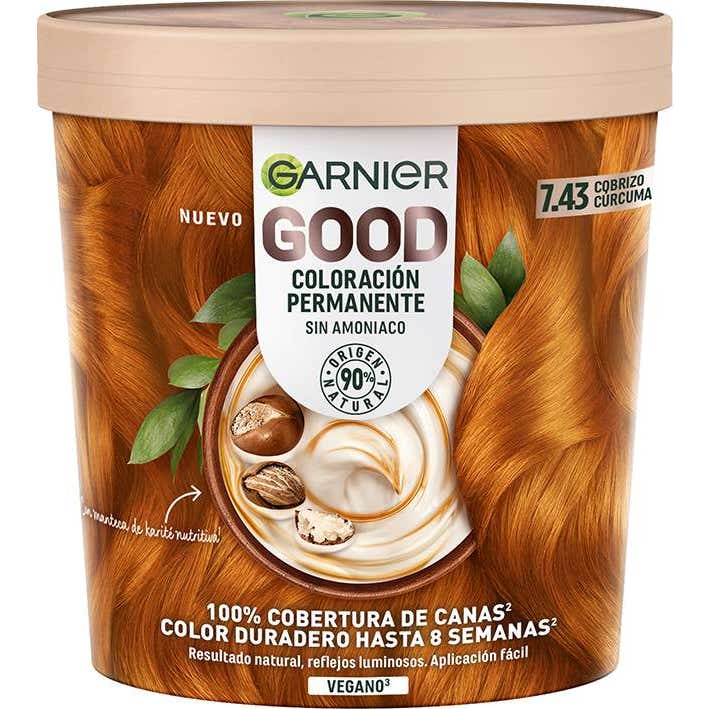 Garnier Good Coloración Permanente Nr 7.43 Cobrizo Cúrcuma 217ml