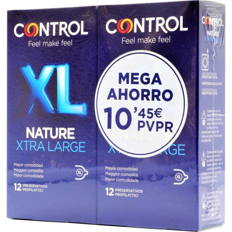 Control Xl Nature Xtra Large Preservativos 2 X12 uds