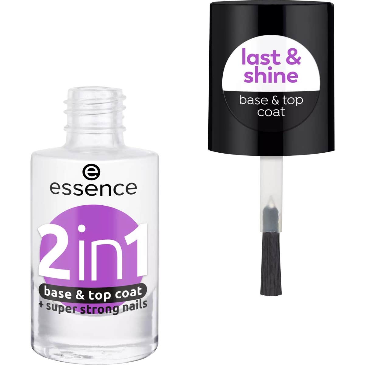 Essence 2 In 1 Base & Top Coat Super Strong Nails 8ml
