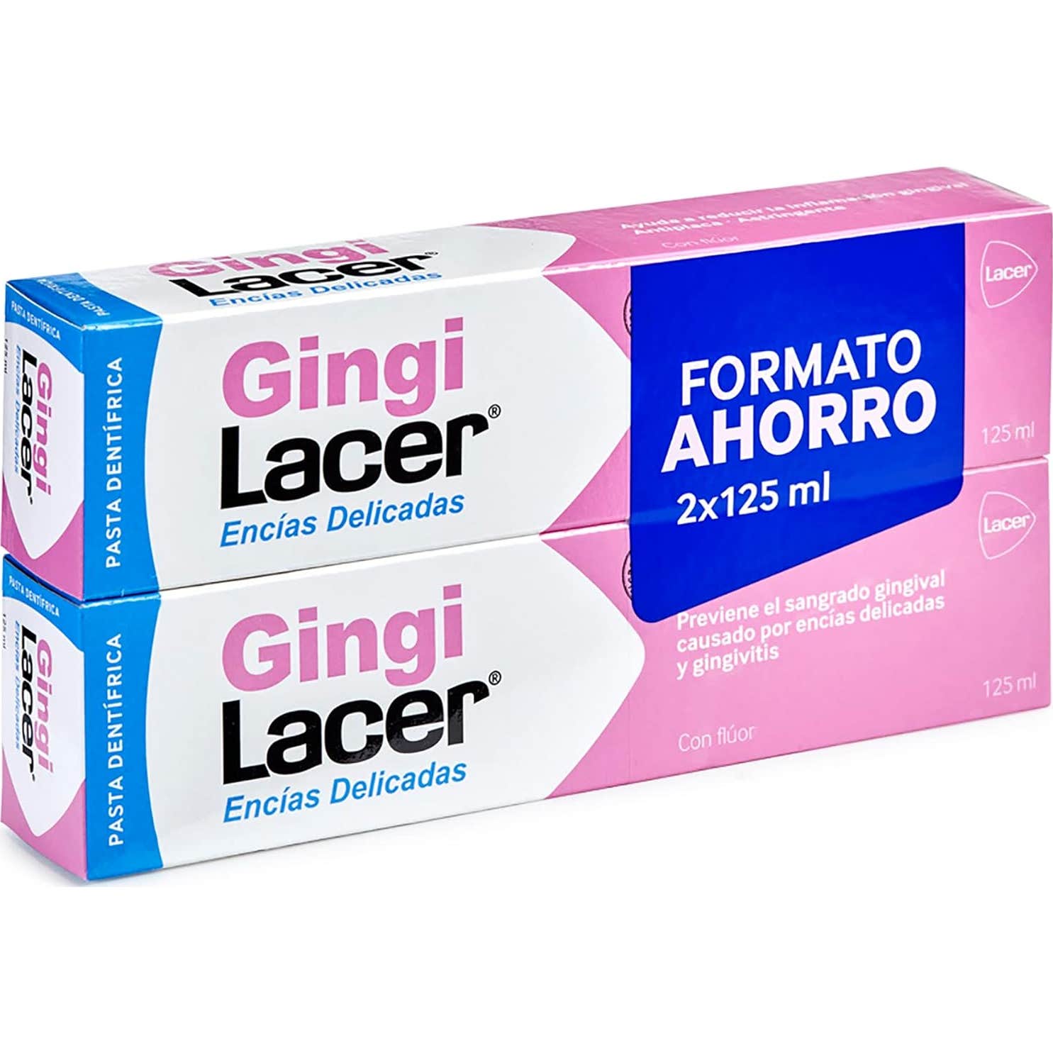Lacer GingiLacer Encías Delicadas Pasta Dentífrica 2x125ml