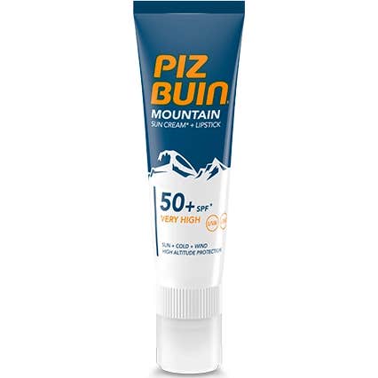 Piz Buin Mountain Crema Solar + Stick Labial SPF50+ 20ml