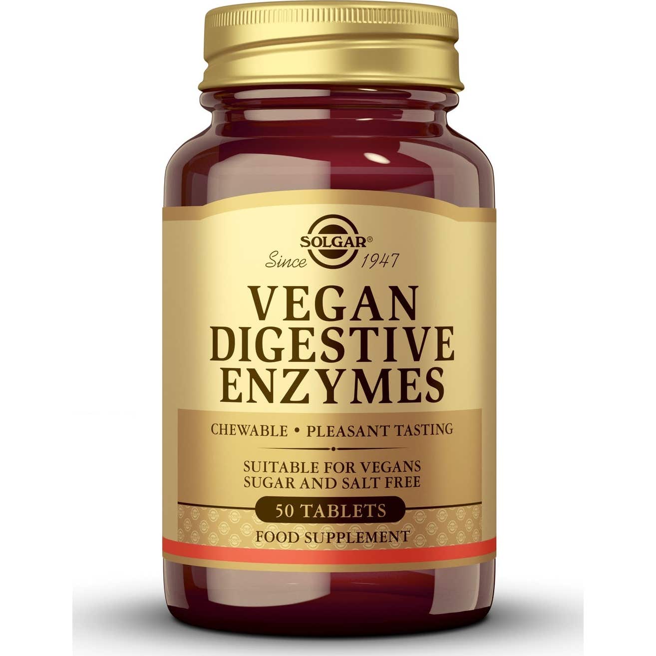 Solgar Vegan Enzimas Digestivas 50 Comprimidos - Imagen 2