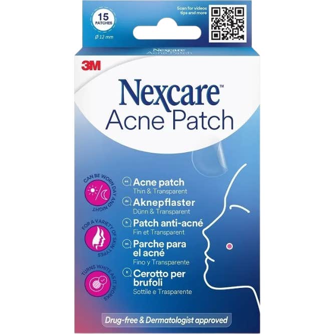 Nexcare Roja/Blanco Acne Patch 15 Uds