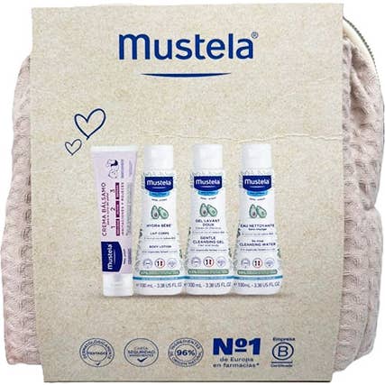 Mustela Bebé Set Neceser Algodón Beige Piel Normal