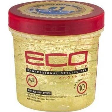 Eco Styler gel Fijador Aceite Argán Sin Alcohol Fuerte 473 ml