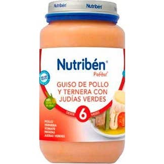 Nutribén® guiso de pollo y ternera judías verdes 250 g