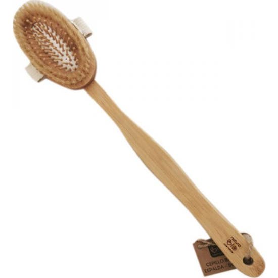 NaturaBio Cepillo Baño Espalda Bambú 1 ud