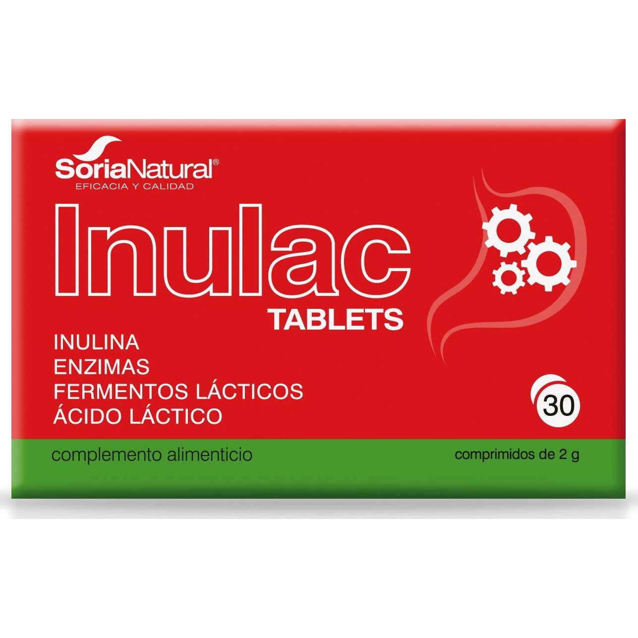 Soria Natural Inulac 30 tabletas