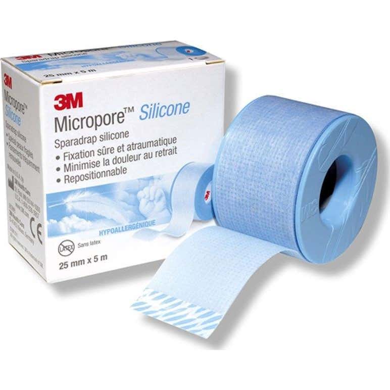 3M Silicona microporosa Sparadrap 2.5cmx5m