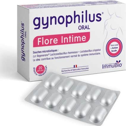 Gynophilus Flora Íntima Oral 20 Perlas