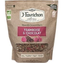 Joseph Favrichon Crunchy Muesli Frambuesa Chocolate 375 g