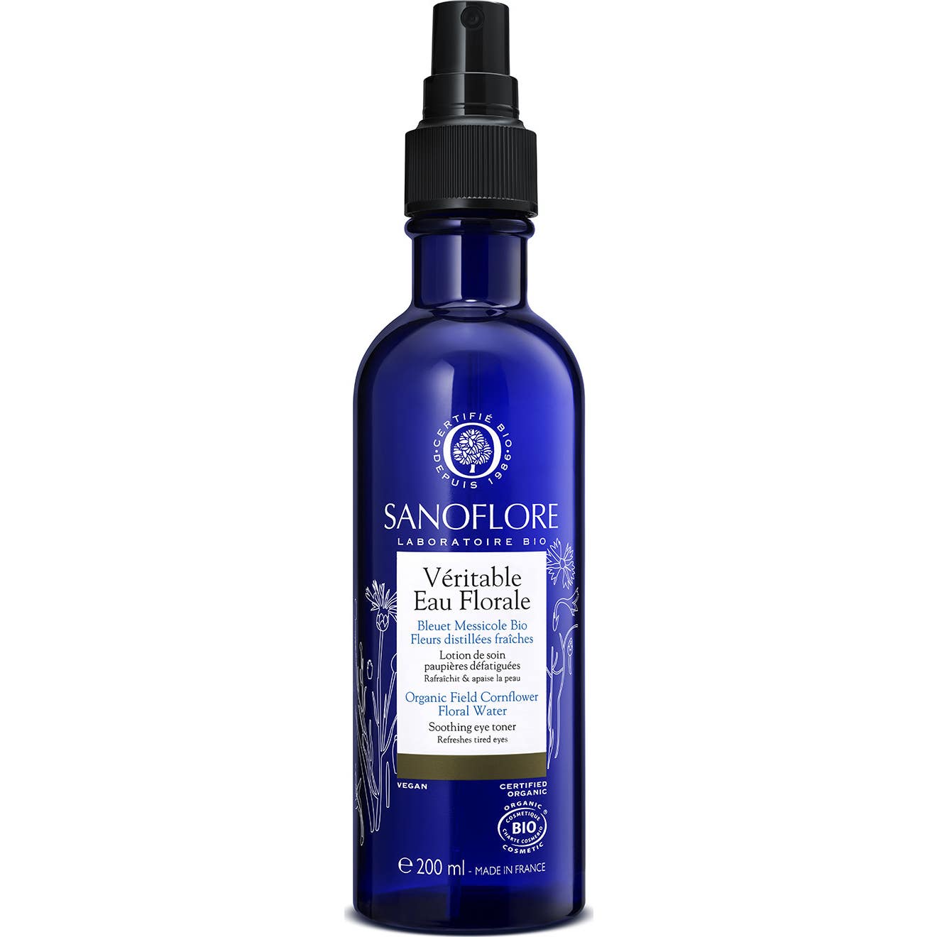 Sanoflore True Cornflower Agua Floral Orgánica 200ml