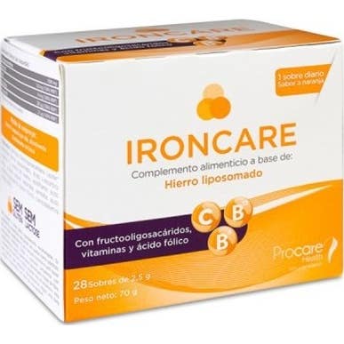 Procare Health Ironcare 28 sobres 2.5g