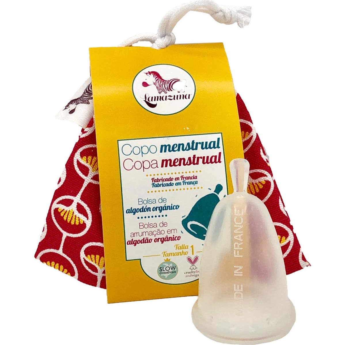 Lamazuna Copa Menstrual Talla 1 Rosa