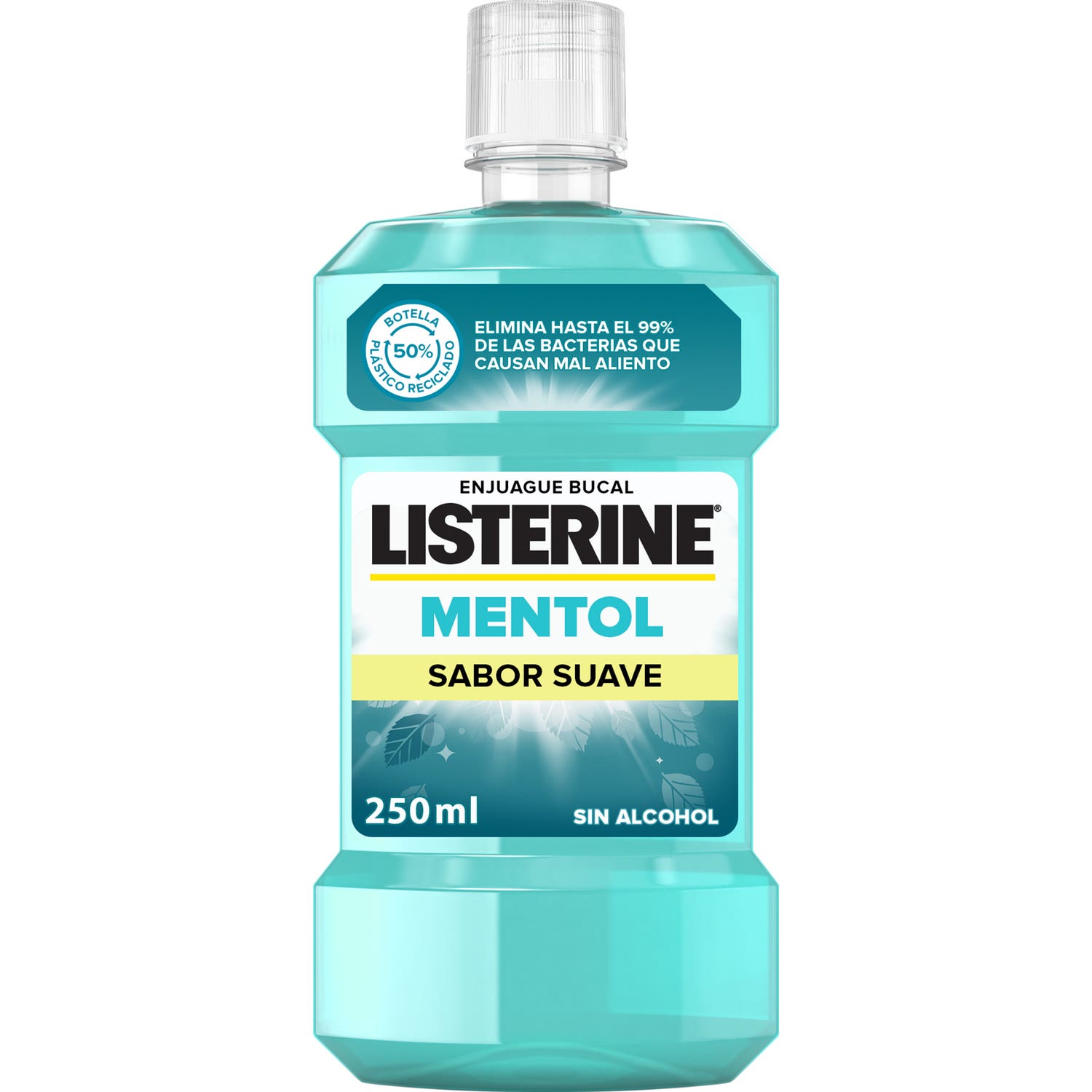 Listerine Mentol Sabor Suave 250 ml