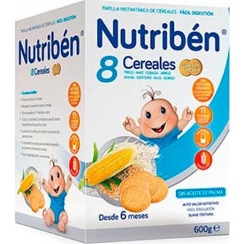 Nutribén® 8 cereales miel y galletas 600 g