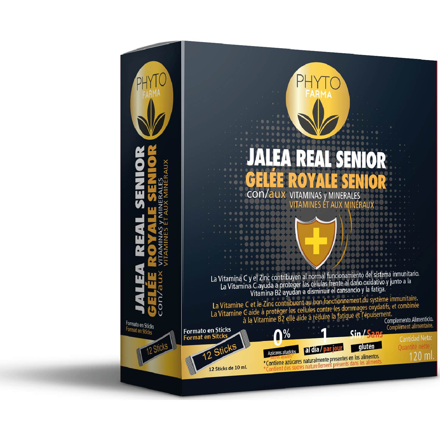 Phytofarma Jalea Real con Ginseng + Schisandra 12 sticks