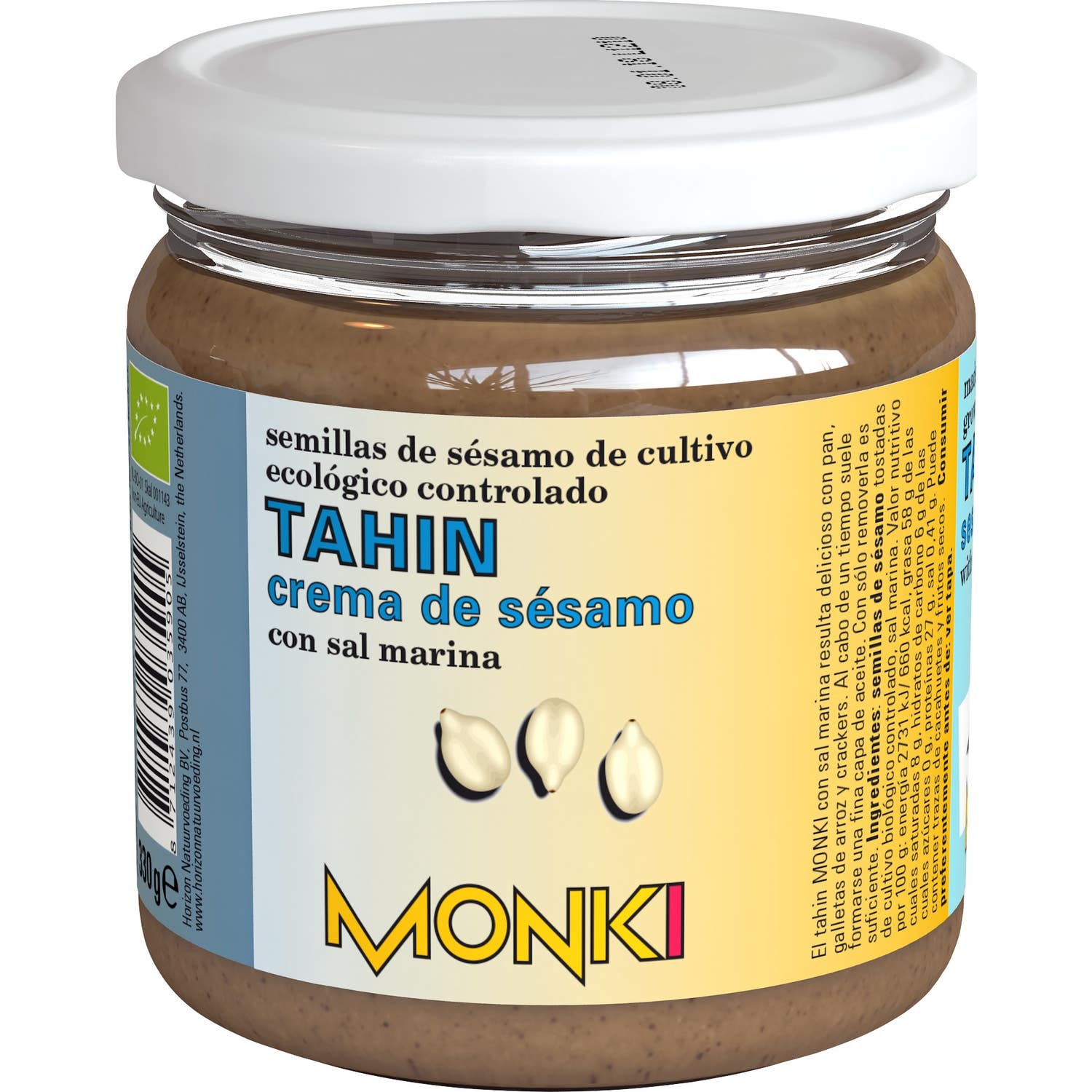 Monki Tahin Tostado 330gr Bio
